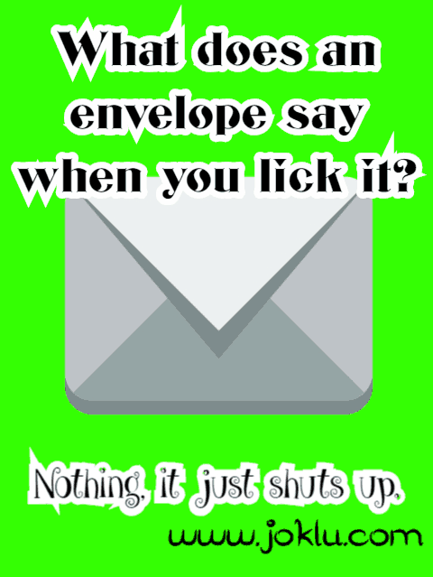 Envelope riddle joke
