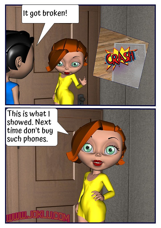 Mobile broken funny comics in English page 2