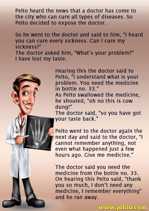 New doctor in the town English funny story