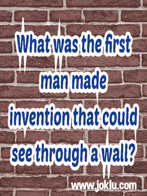 See through the wall riddle