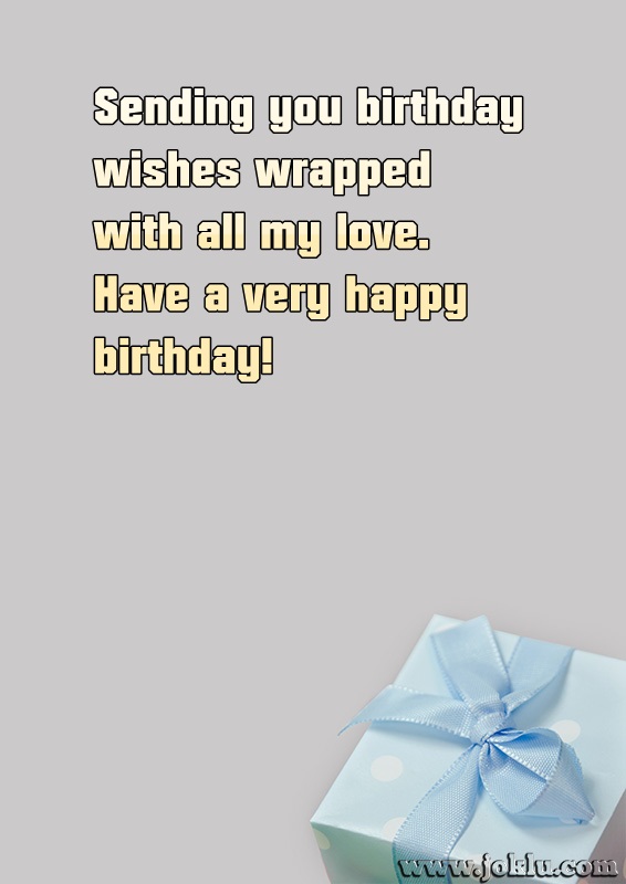 Sending you birthday wishes birthday message in English