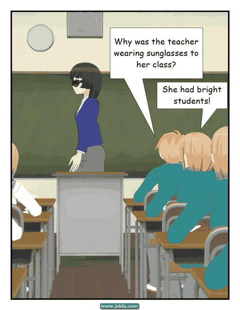 Teacher-wearing-sunglasses-joke